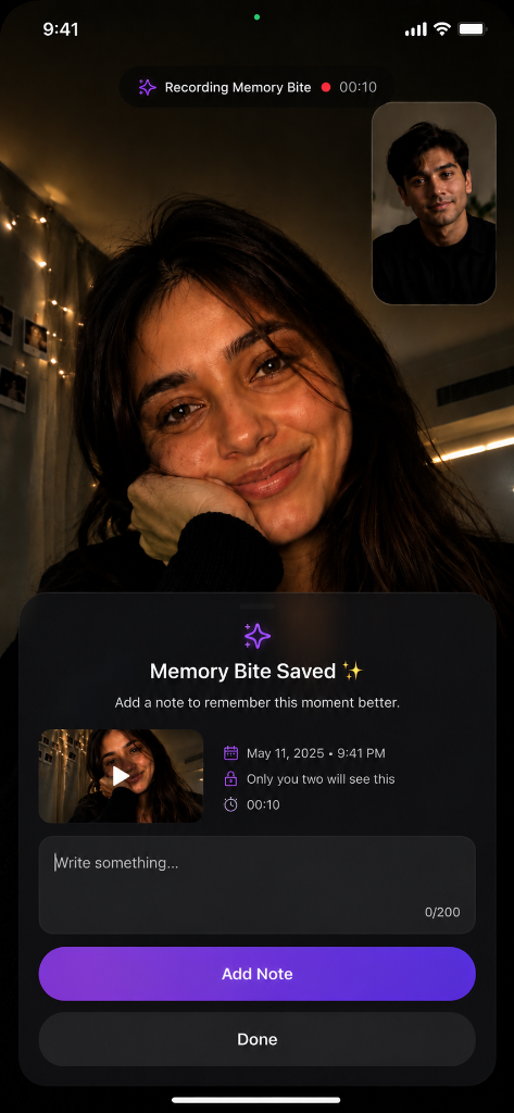 Video Memory Bite Saved